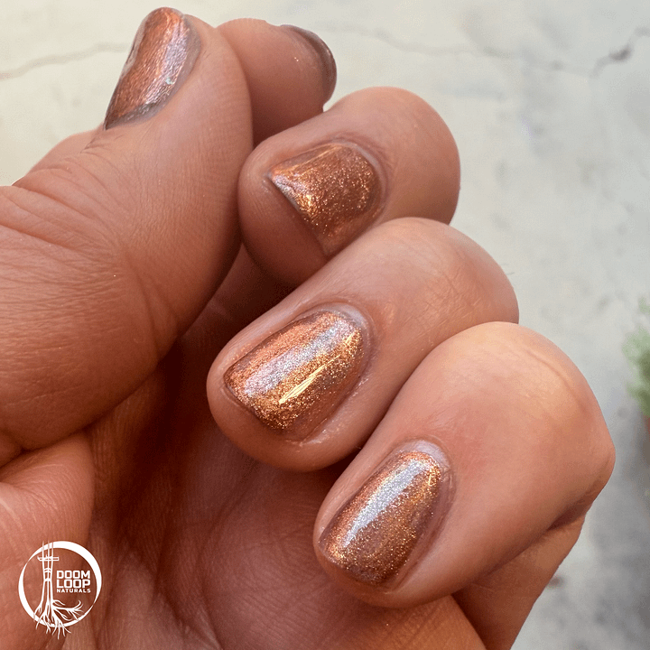 INTERROBANG - Sunset Gold Sparkly Nail Polish product image (2)
