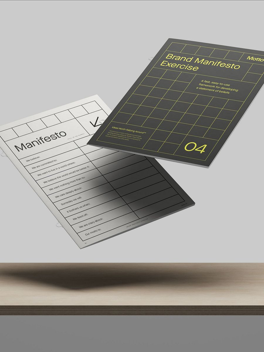 Motto® Write a Brand Manifesto Workbook product image (3)
