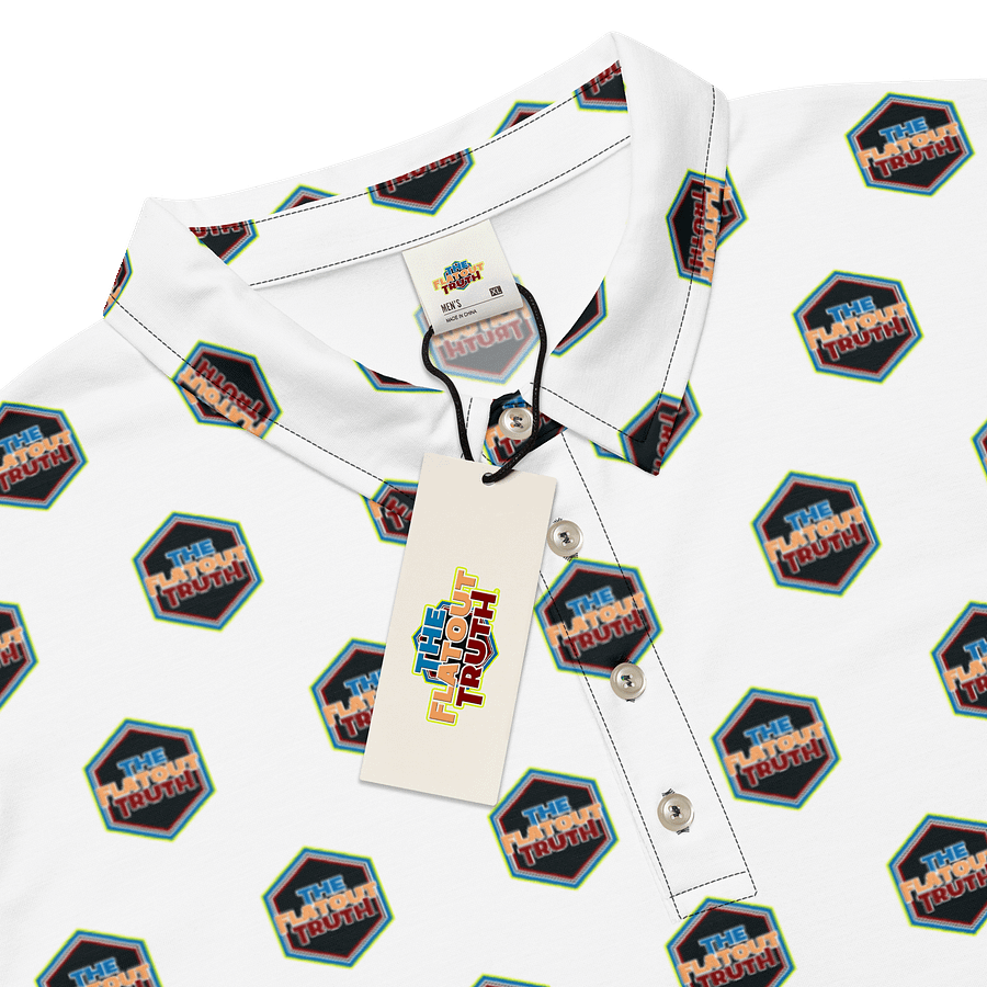 TFOT SlimFit Sandy HexaFusion White Polo Shirt product image (2)