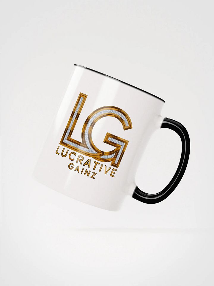 Lucrative Gainz White/Black Mug product image (4)