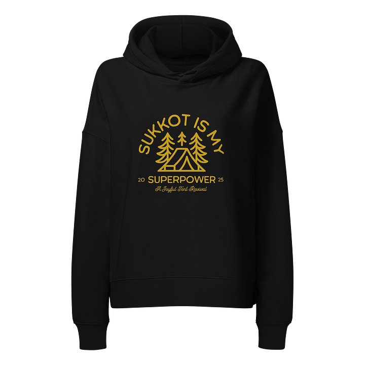 Sukkot Superpower Organic Hoodie for Women product image (1)