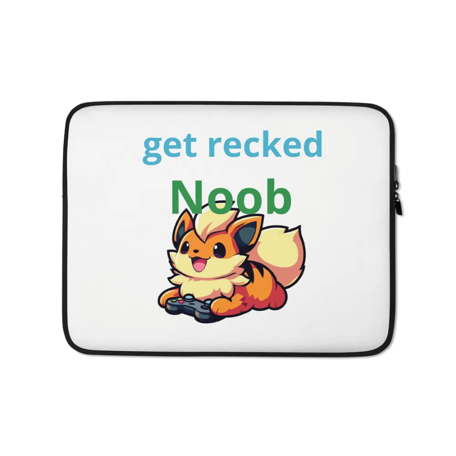 Playful Growlithe Laptop Sleeve product image (1)