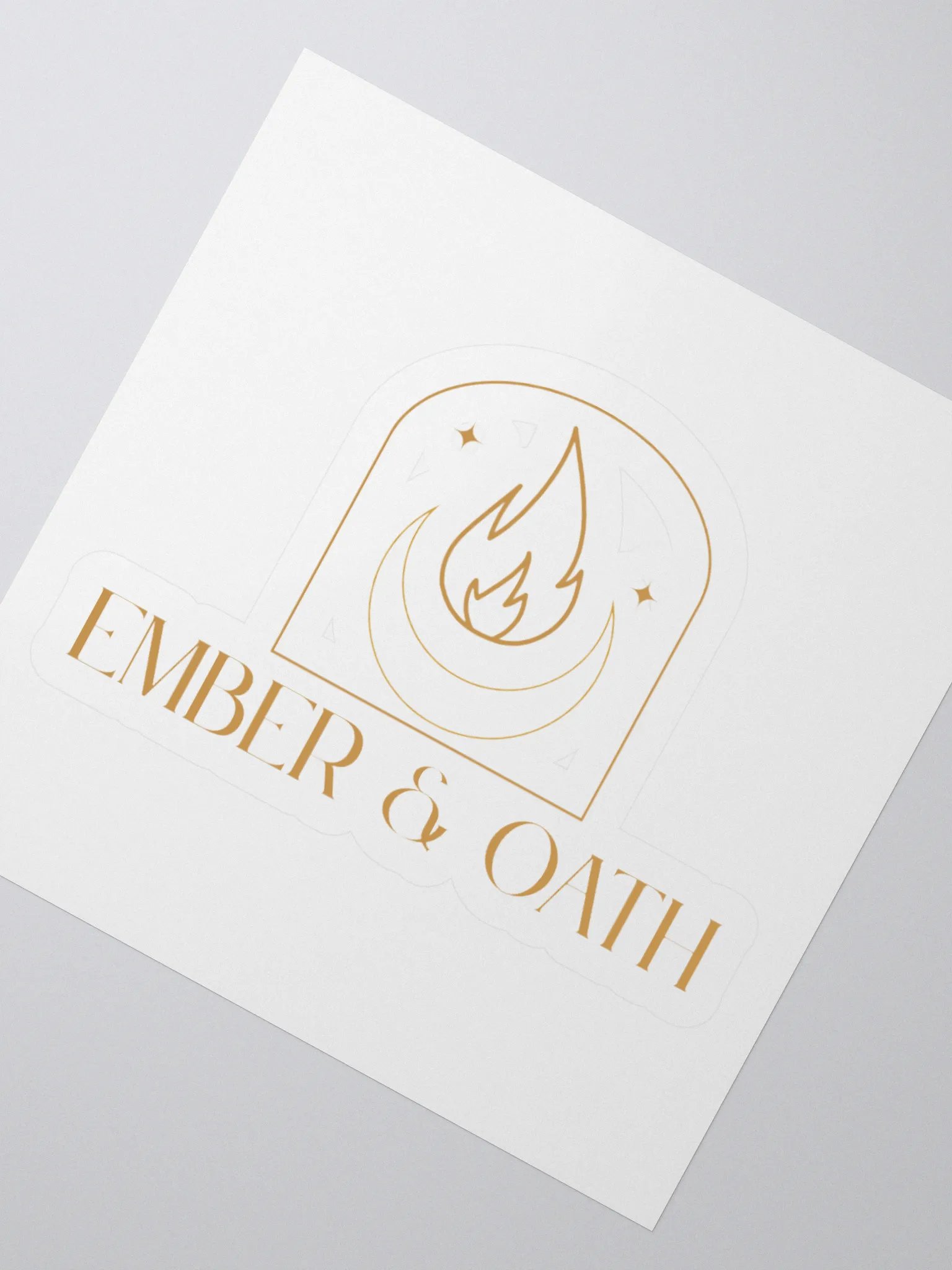 ✨ Ember and Oath Logo Sticker (Kiss Cut) product image (5)