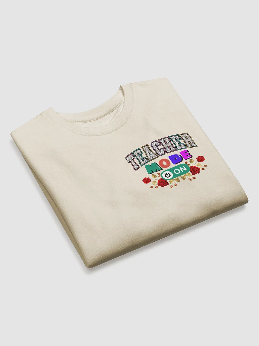 Teacher Mode On, Floral Teachers Heritage Sweatshirt - Pocket product image (1)