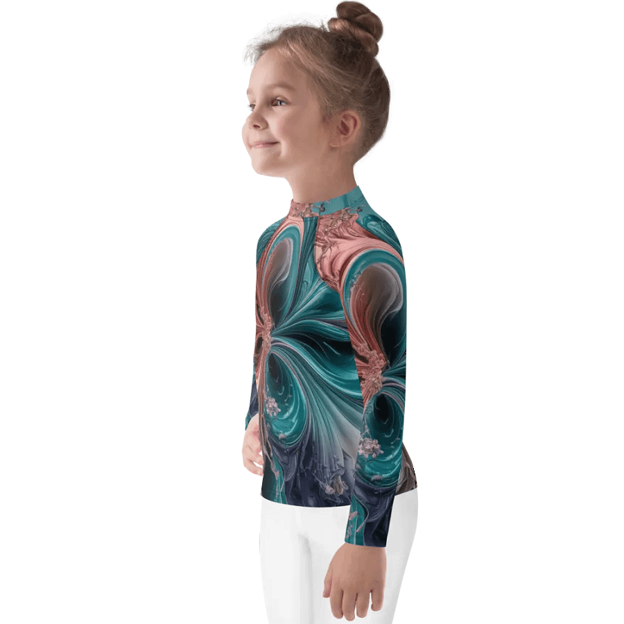Liquid Color PT, Kids Rash Guard product image (3)