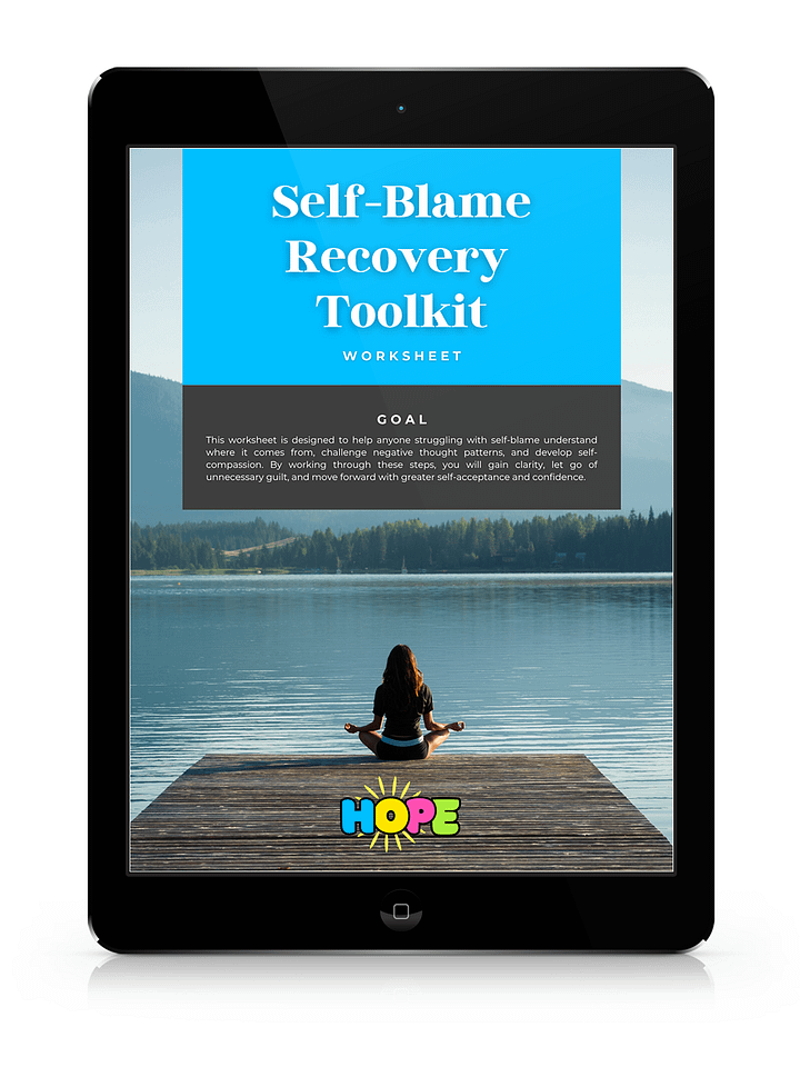 Self-Blame Recovery: A Guided Journal for Letting Go of Guilt product image (1)