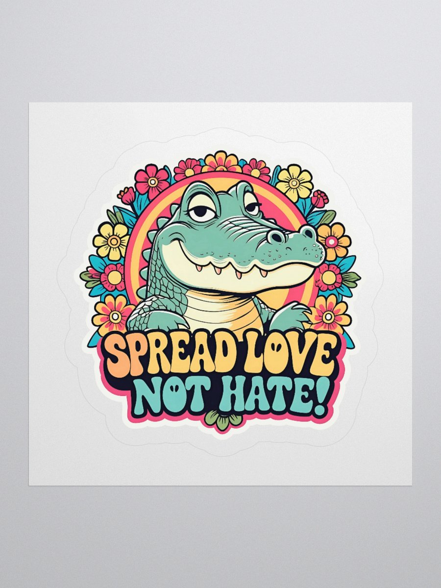 Groovy Crocodile Love Sticker product image (2)