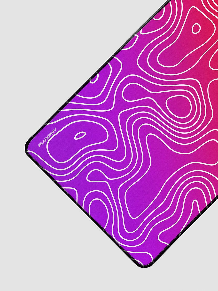 Red & Purple Topography Mousepad - Fluxphy product image (3)