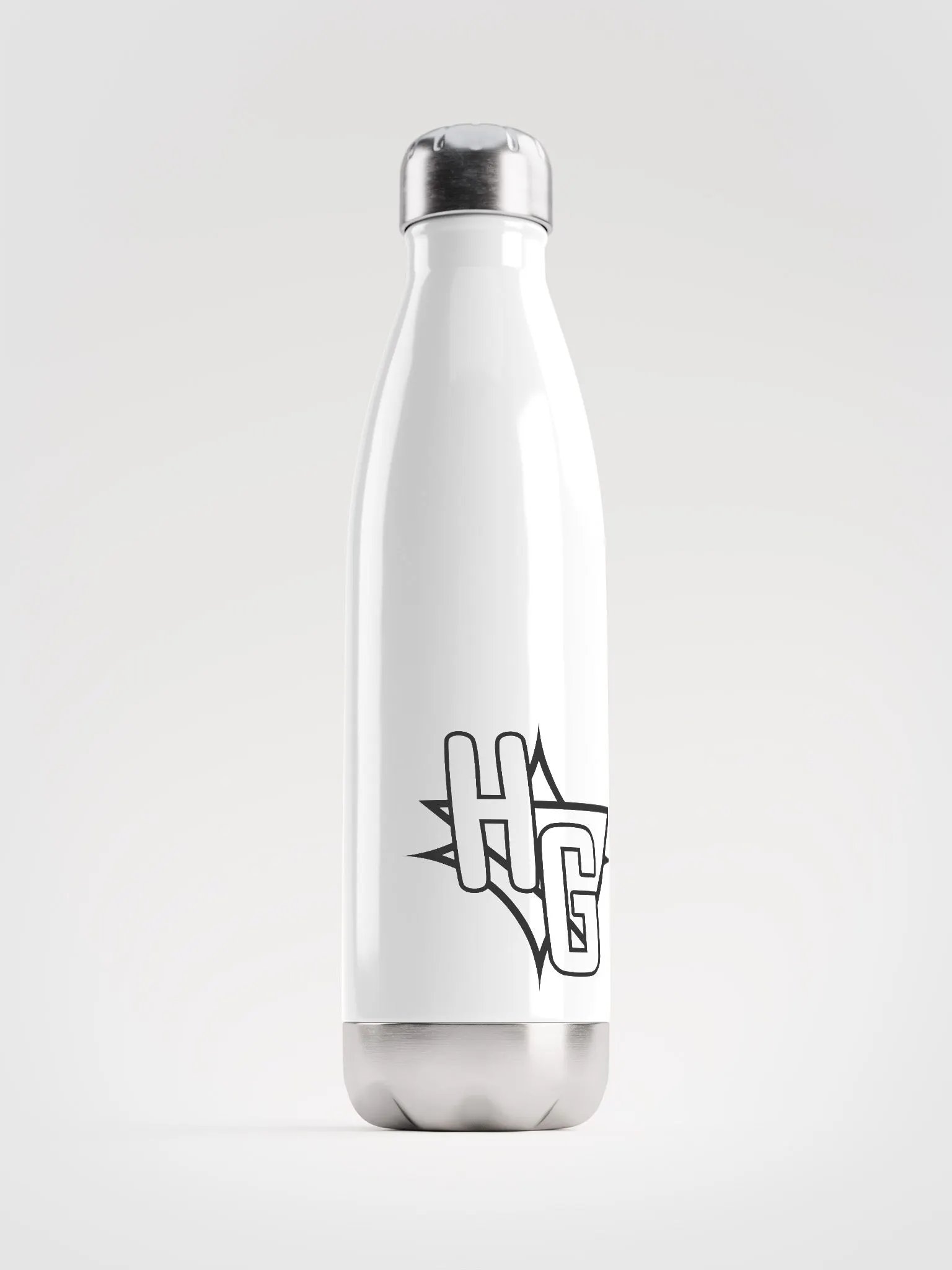 Hunter's Guild Emblem Stainless Steel Water Bottle—Light Mode product image (1)