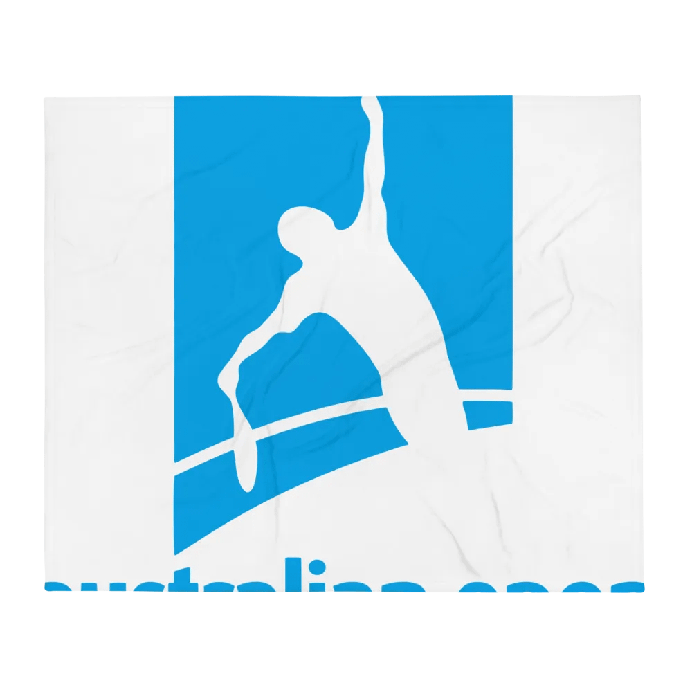 Australian Open Silhouette Throw Blanket product image (2)
