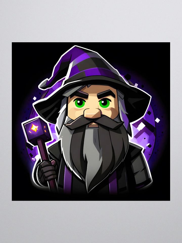 Harry Thee Wizard Logo Sticker! product image (1)