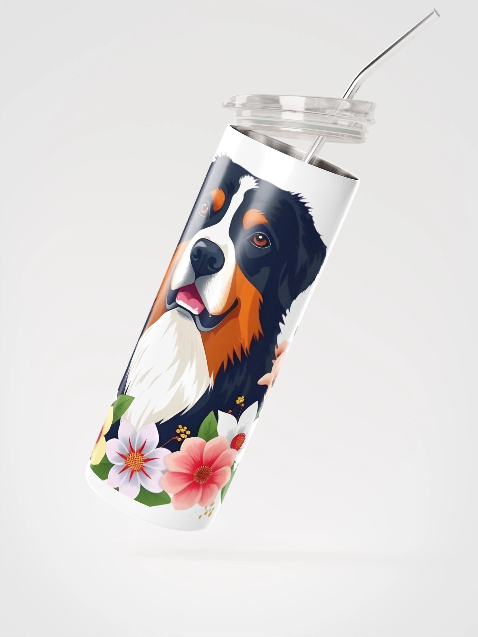 Bernese Mountain Dog Stainless Steel Tumbler product image (2)
