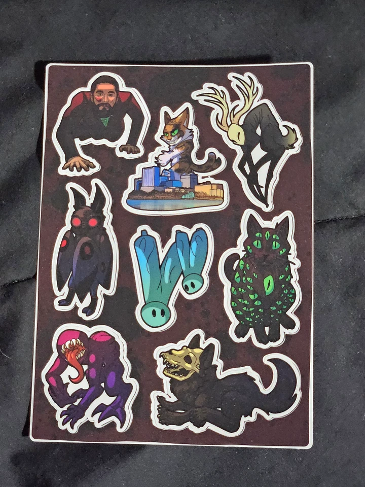 Cryptid Sticker Sheet product image (1)