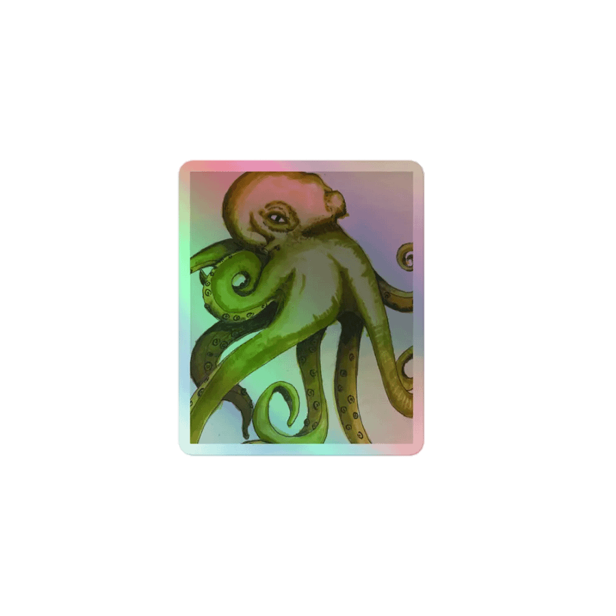 Mystic Octopus Holographic Sticker Sheet product image (1)