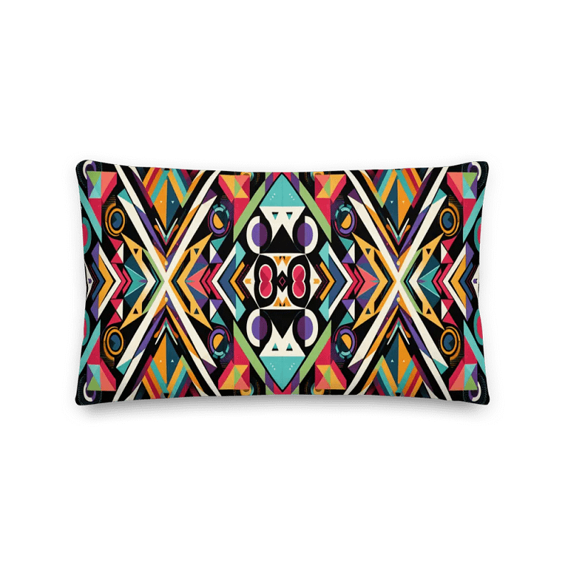 Kaleidoscope Dreams - Premium Pillow