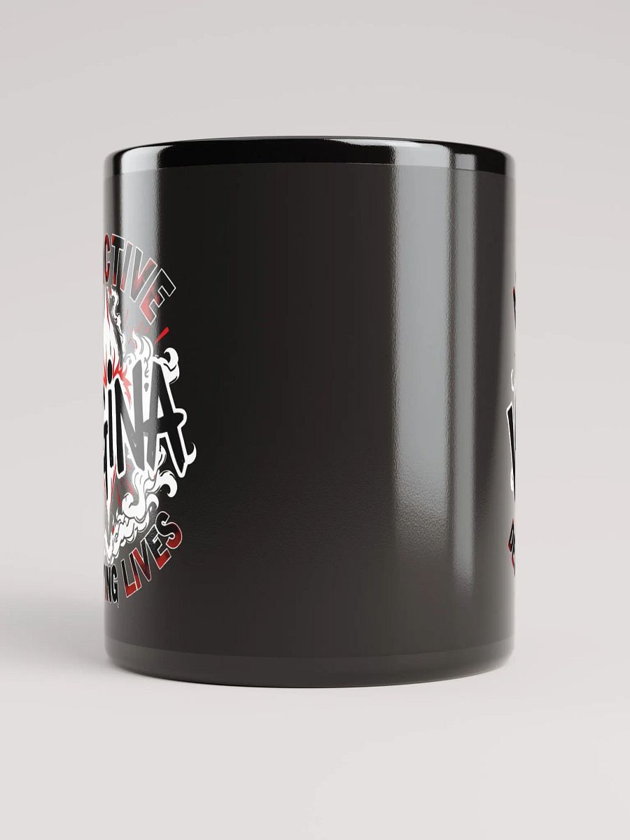 Vagina Addictive and Destroying Lives Black Glossy Mug product image (9)