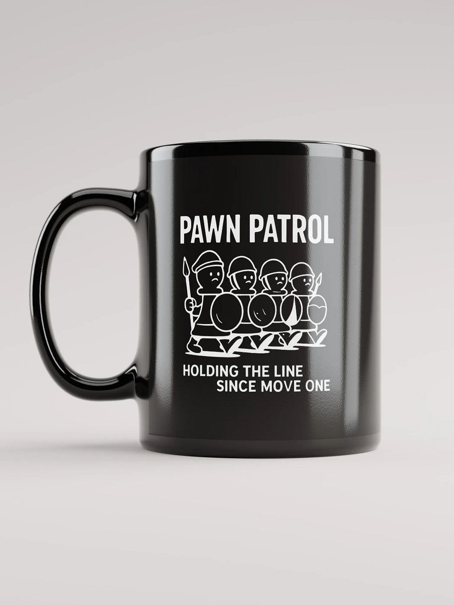 Pawn Patrol - Black Glossy Mug product image (6)
