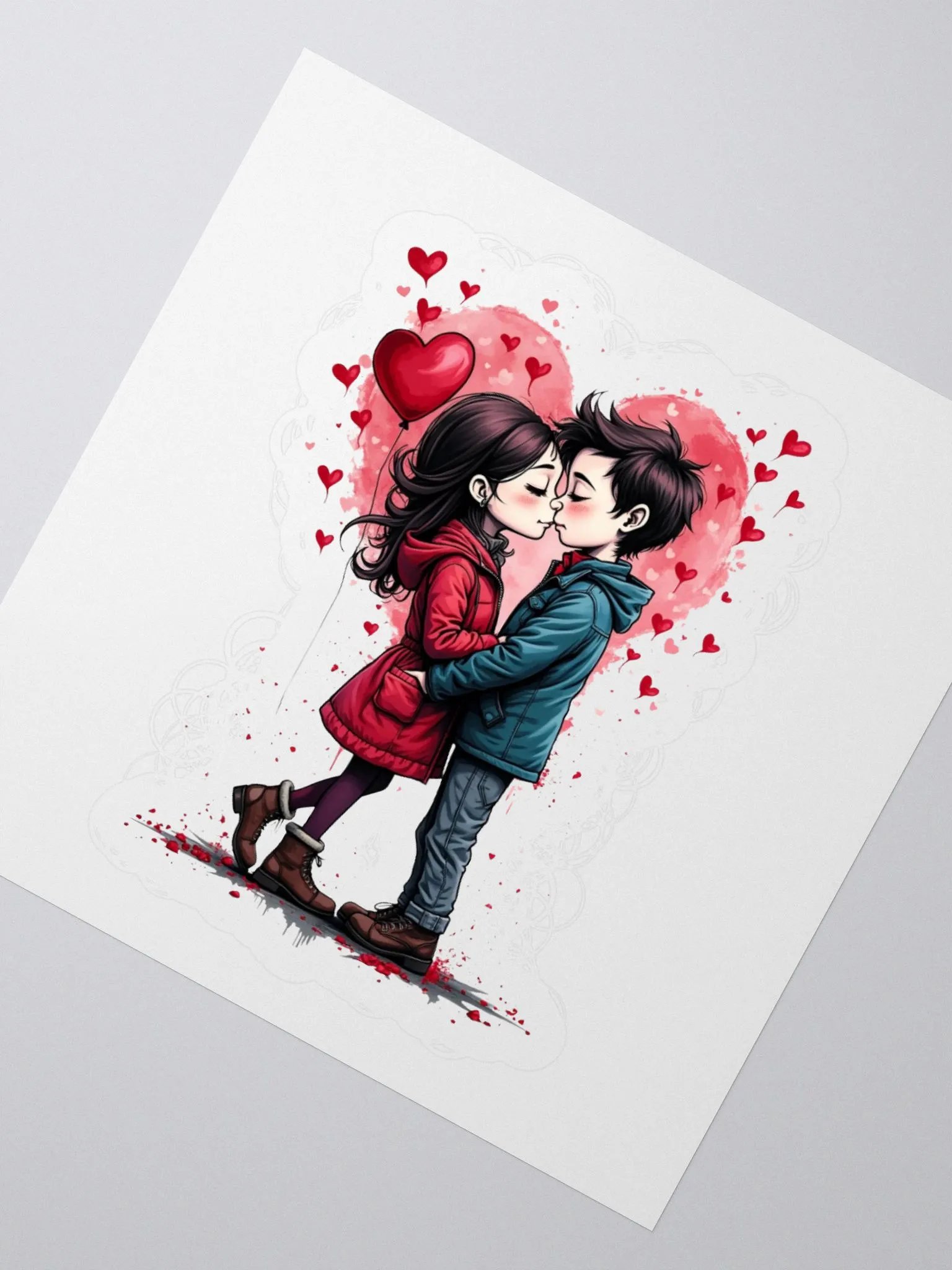 Heartfelt Kiss Cut Stickers product image (5)