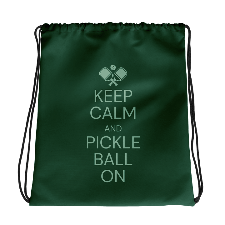 Pickleball On-The-Go Drawstring Bag product image (1)