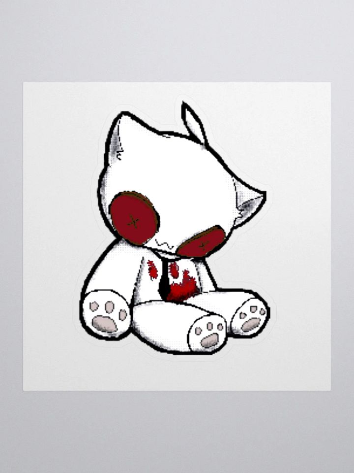 white kiu sticker product image (1)