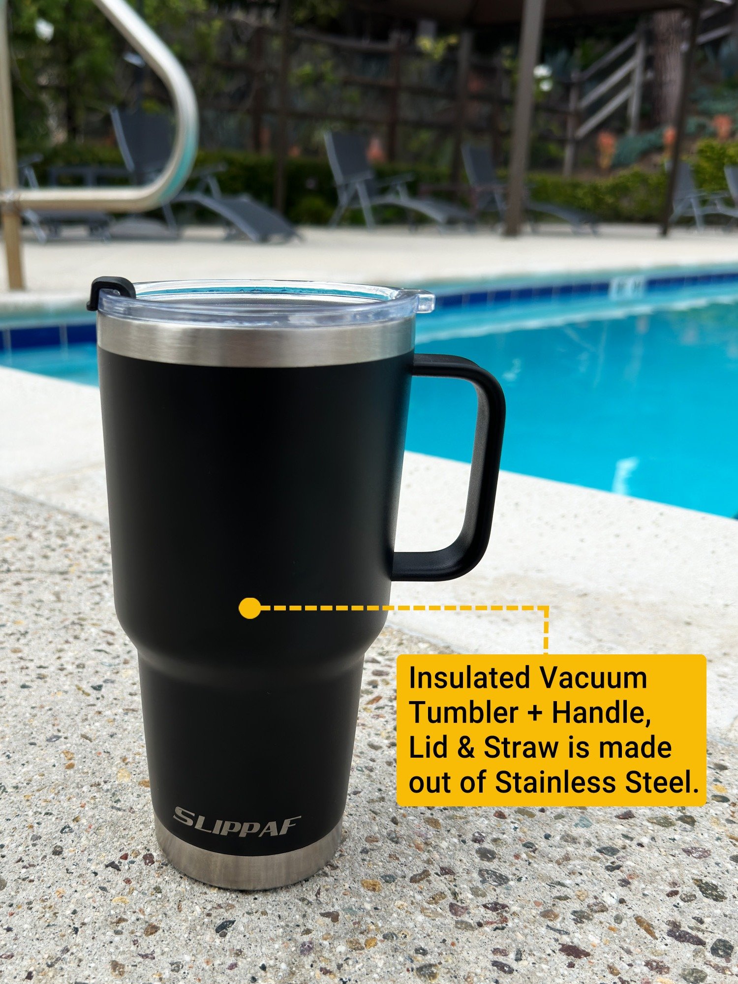 2 pack Tumbler 20 + 30 Oz With Handle, Lid and Straw product image (8)
