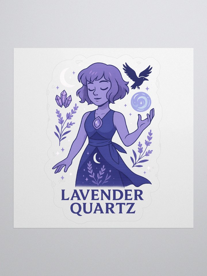 Crystal Gem: Lavender Quartz Sticker product image (3)