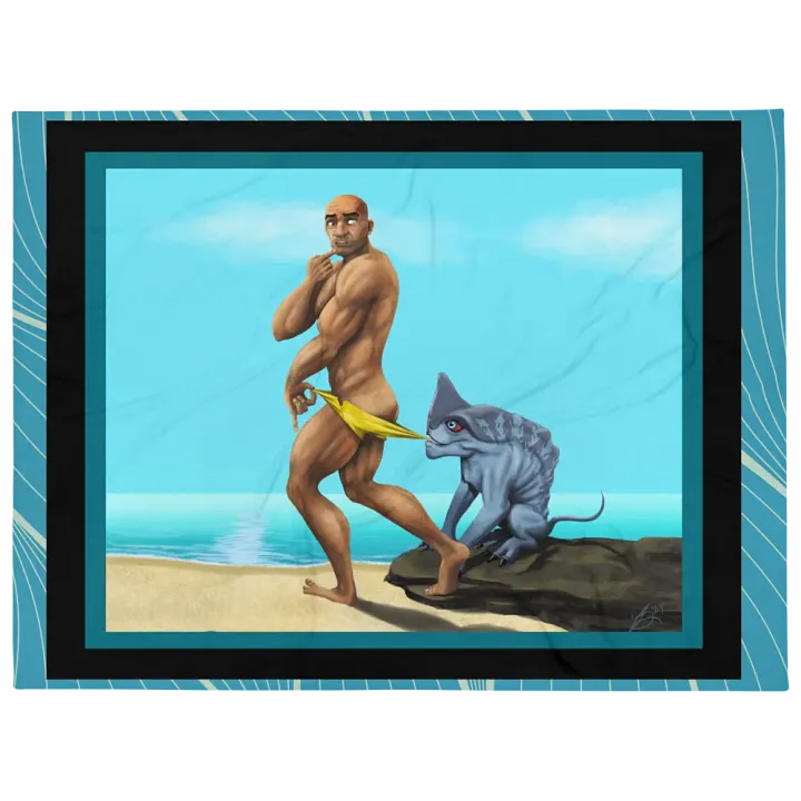 Beach Wrecker Throw Blanket product image (1)