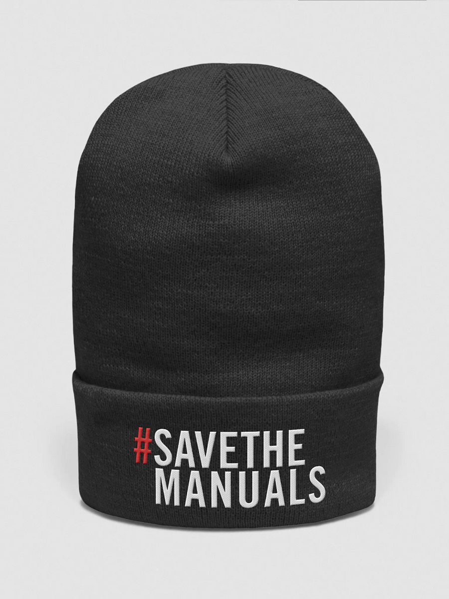 #SAVETHEMANUALS Cuffed Beanie product image (4)