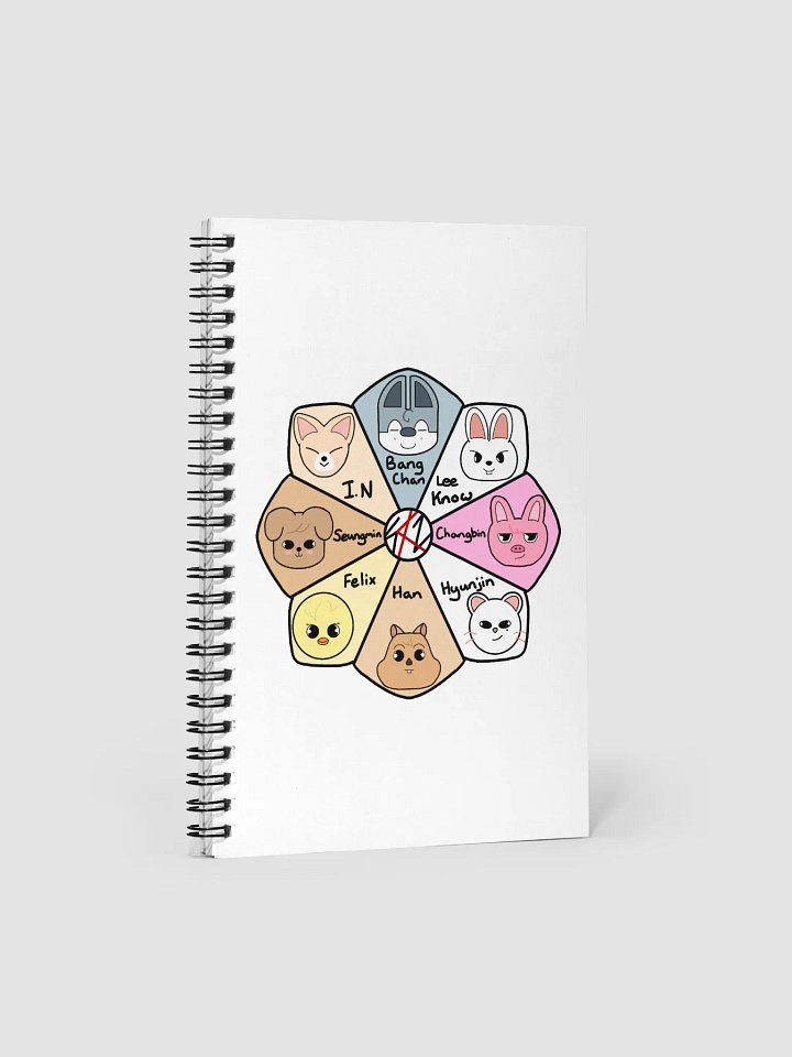 Stray kids Skzoo Name Flower Notebook product image (1)