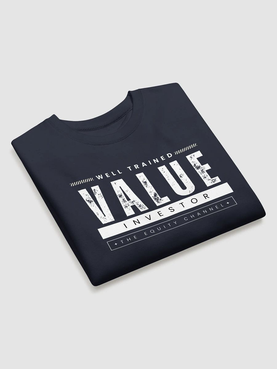 2v2 Value Investor Sweatshirt with All White Lettering product image (3)