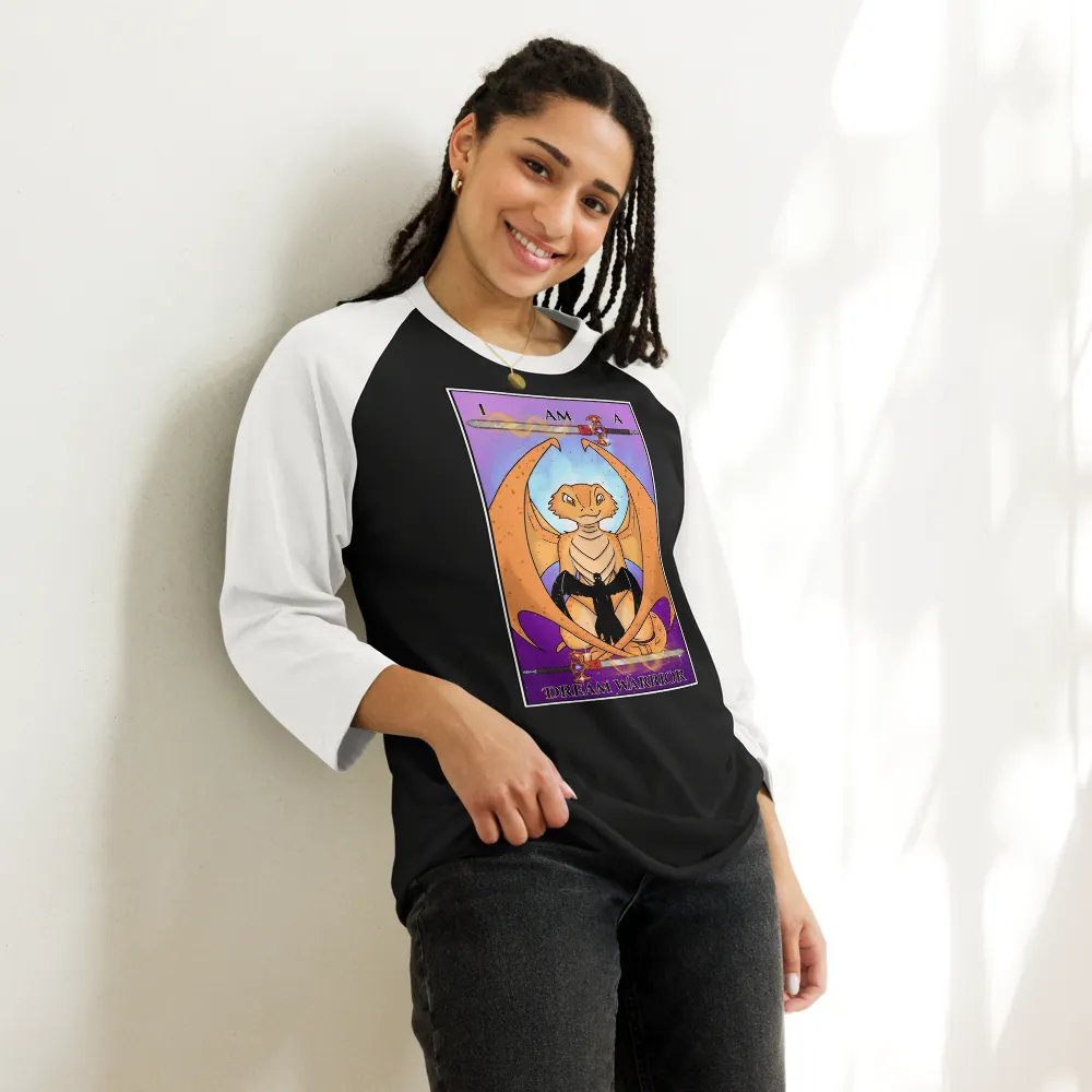 Day of the Dragon "Strength" Tarot Card Baseball Long Sleeve Shirt product image (10)
