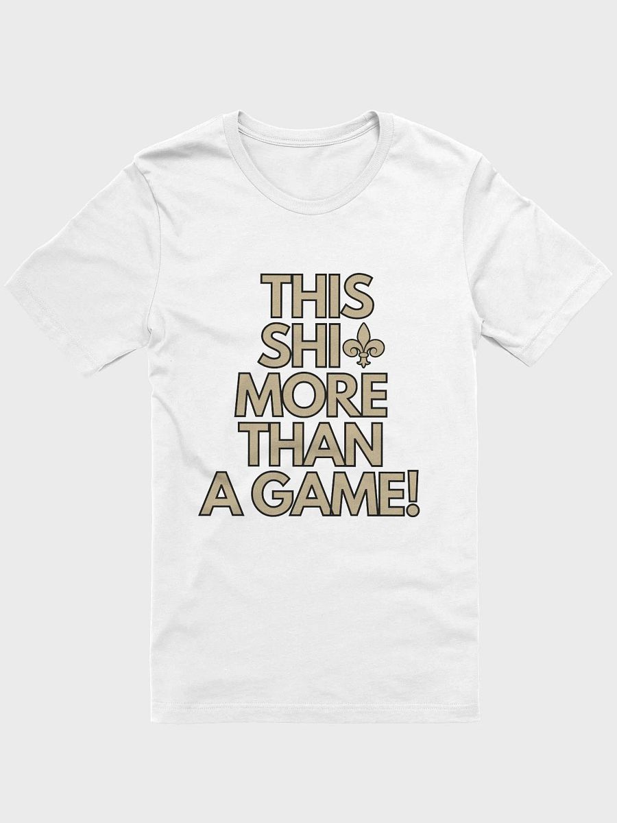 This Shit More Than A Game Shirt (White On Gold) product image (1)