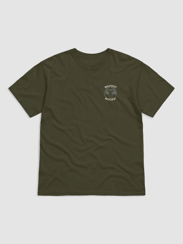 BIGFOOT ROCKS (Rock Thrower) Shirt [small logo] product image (1)