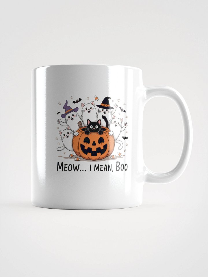Meow I Mean Boo Cats Halloween Mug product image (2)