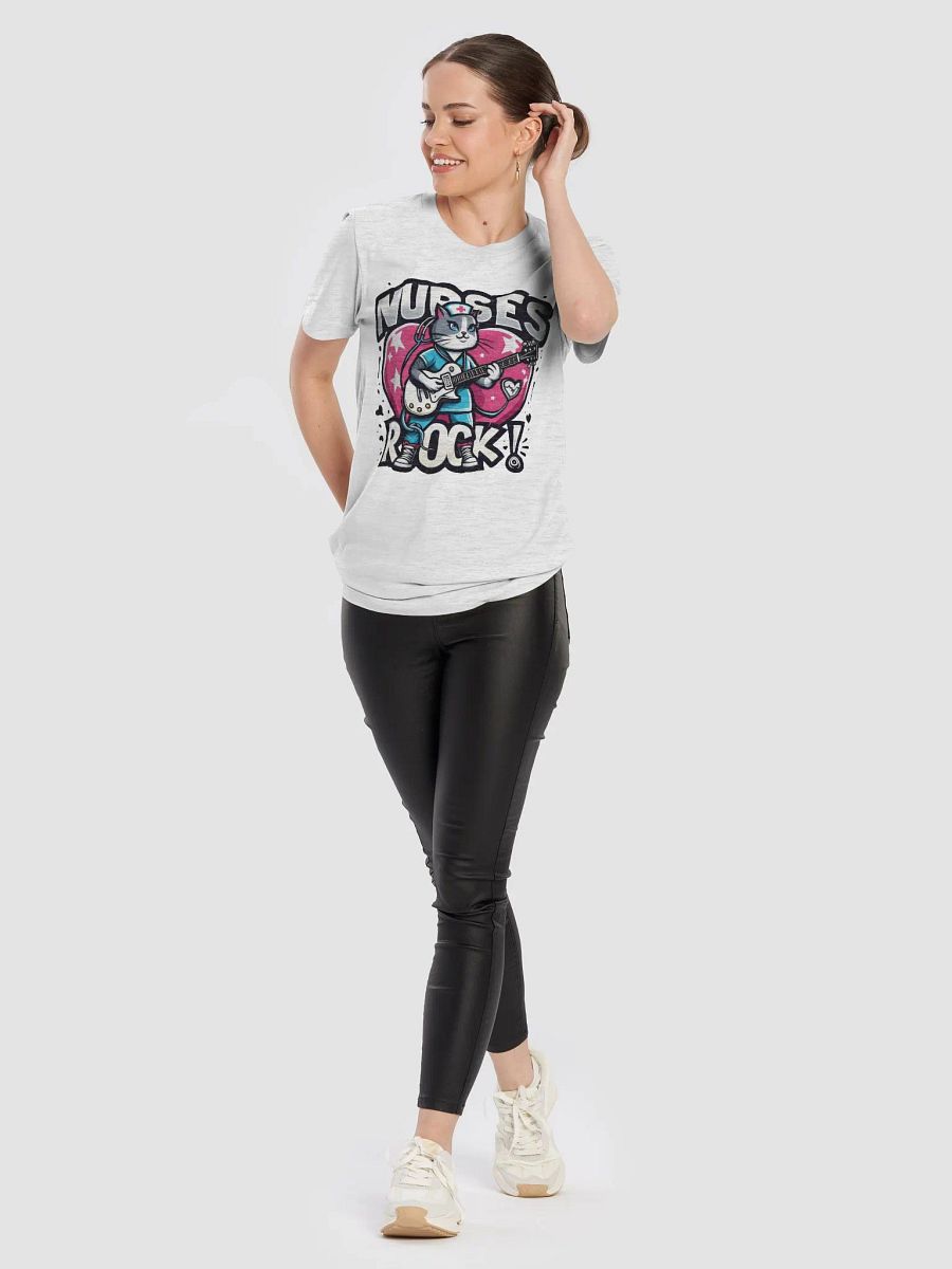 Nurse Cat Rockstar T-Shirt product image (109)