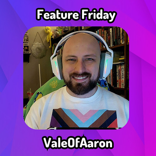 This #FeatureFriday we're showcasing @vale_ofaaron, twitch streamer and Playsum Partner. They stream JRPGs and Horror games a...