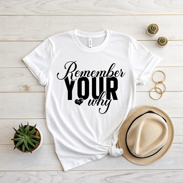 Remember Your Why - Women's White T-Shirt product image (2)