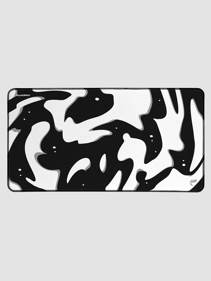 Black Swirl Mousepad by Fluxphy product image (1)