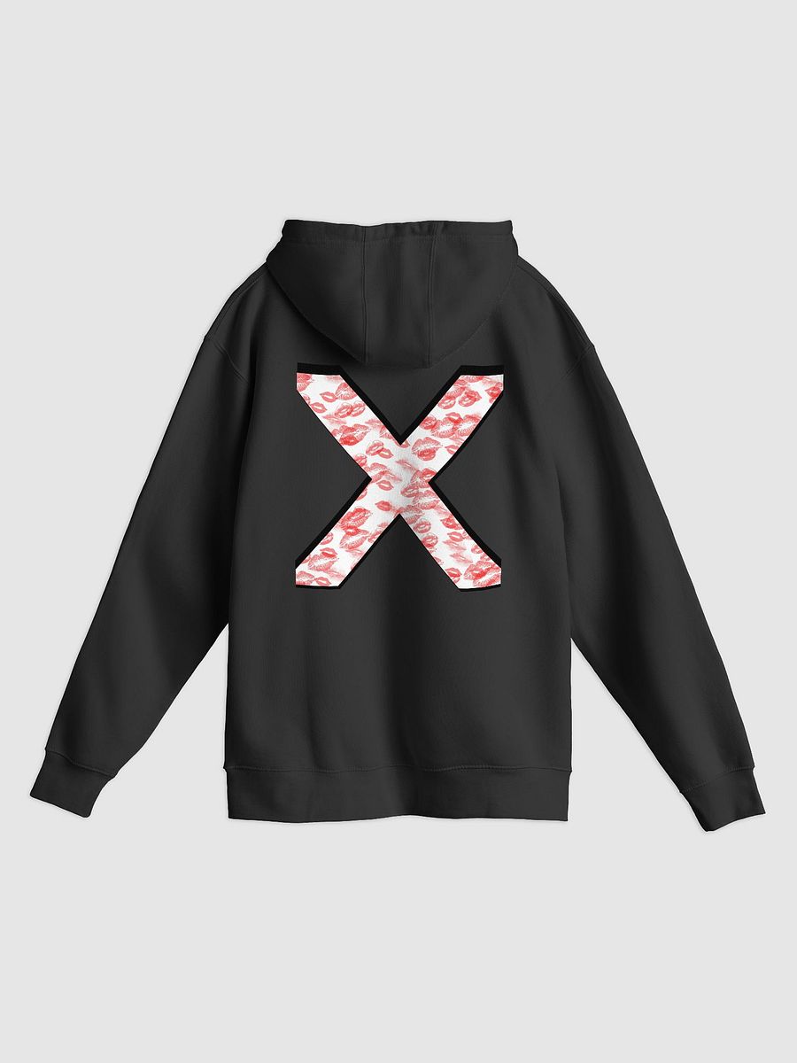 White X Red Lipstick Kisses Hoodie product image (14)