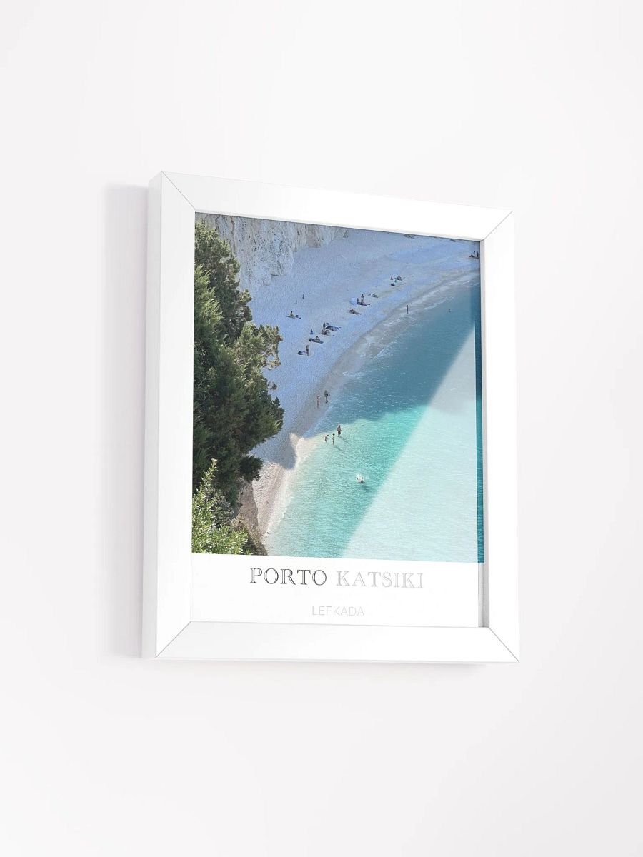 Porto Katsiki Greece - Framed High-Quality Matte Poster product image (2)