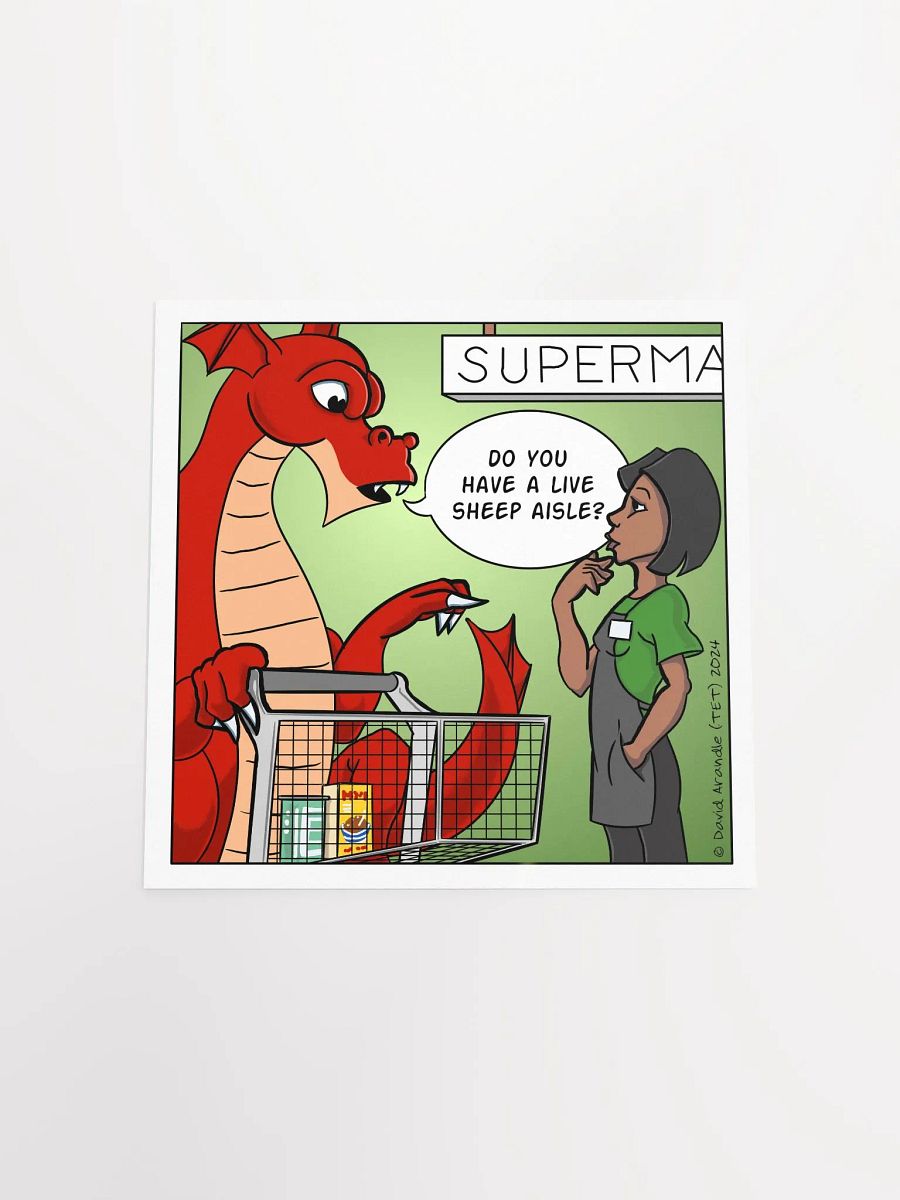 Live Sheep Aisle - Resident Dragon Poster product image (4)