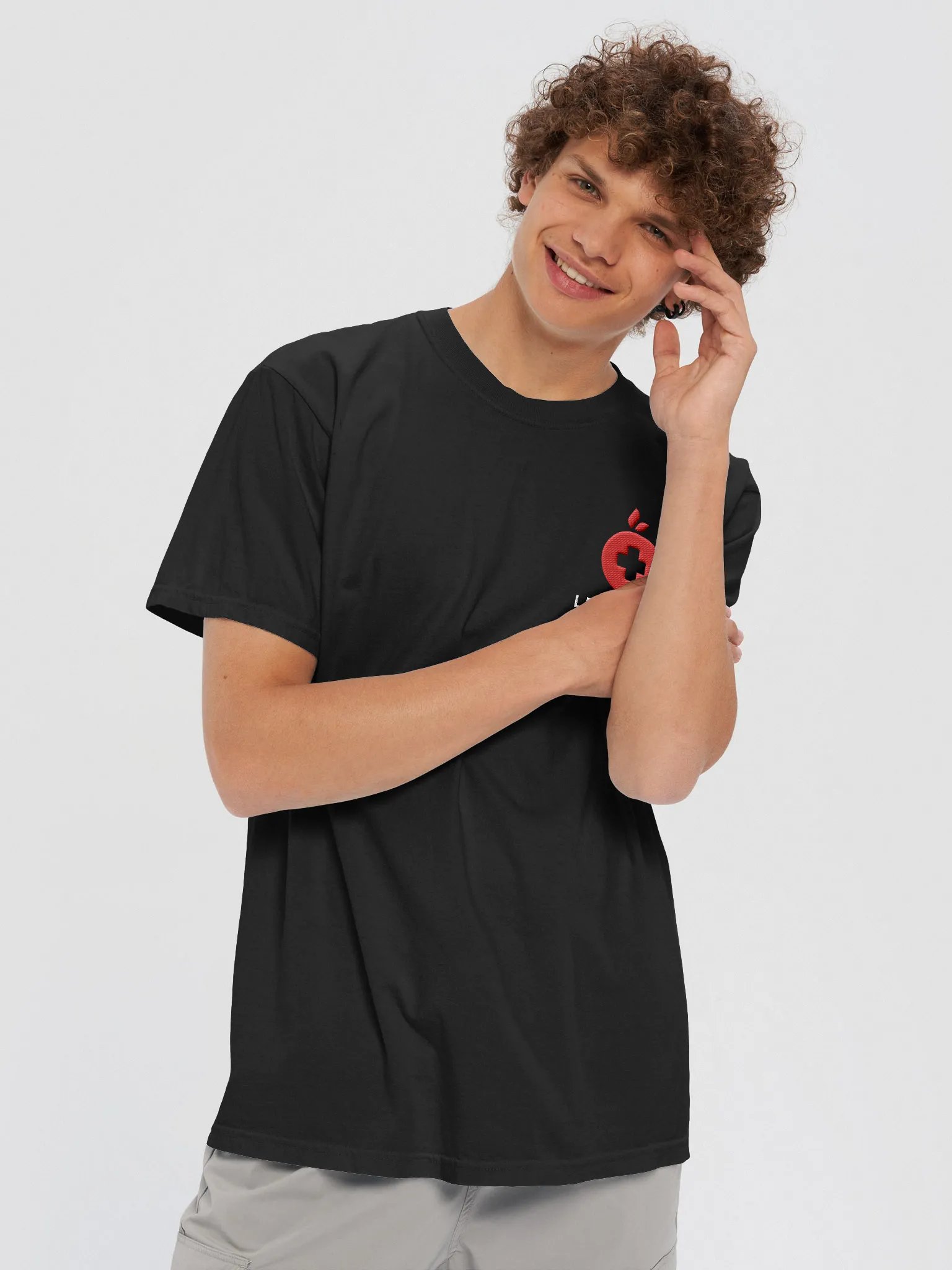 Leftovers Embroidered Logo T-Shirt (Black) product image (5)