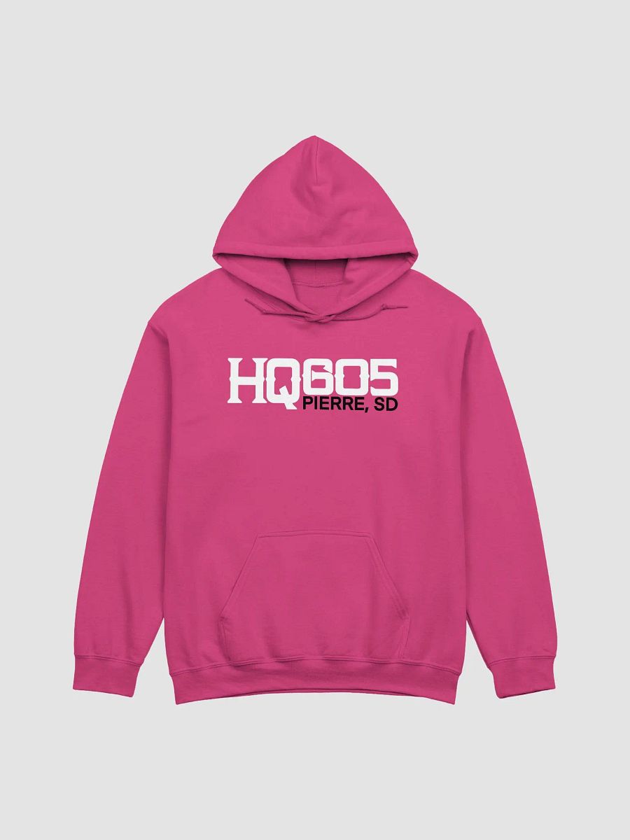 Hemp Quarters White Logo w/back Pink Hoodie. product image (1)