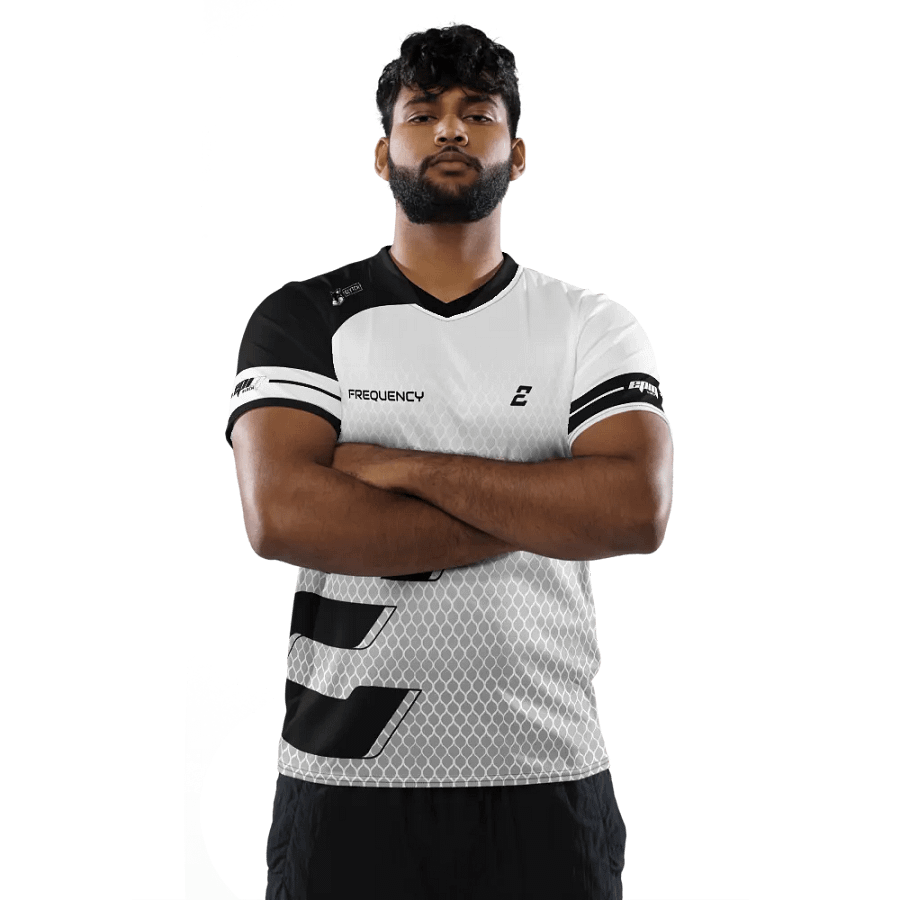 White "FrequencY" Elite Pro Jersey - EpiQ Black product image (2)