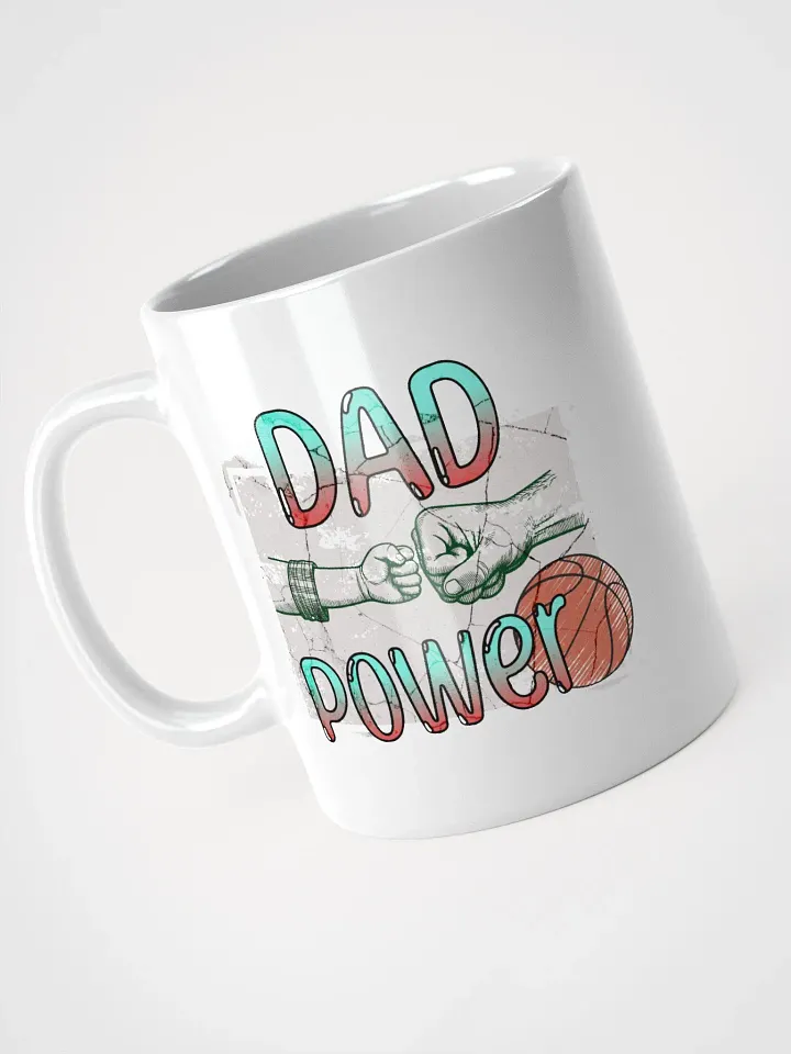 Dad Power Basketball Fist Bump Mug product image (2)