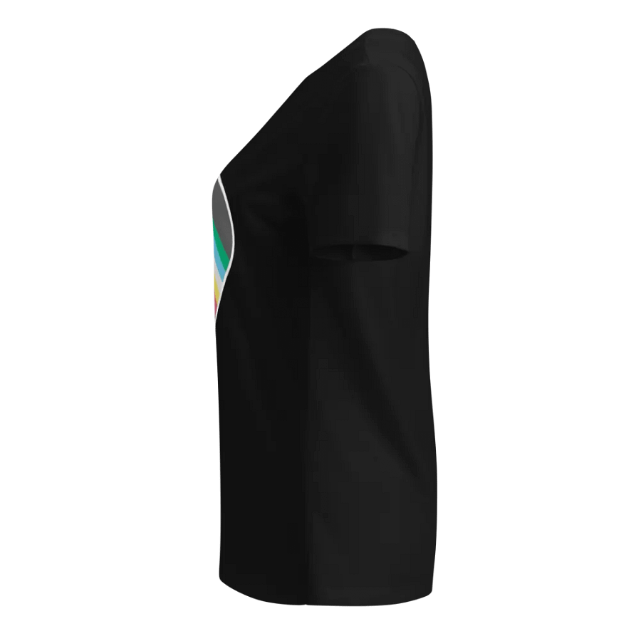 Disability Pride Heart Fitted V-Neck product image (38)