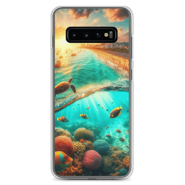 Sunset Seascape Samsung® Case | AI Design underwater beauty of the sea beach product image (2)