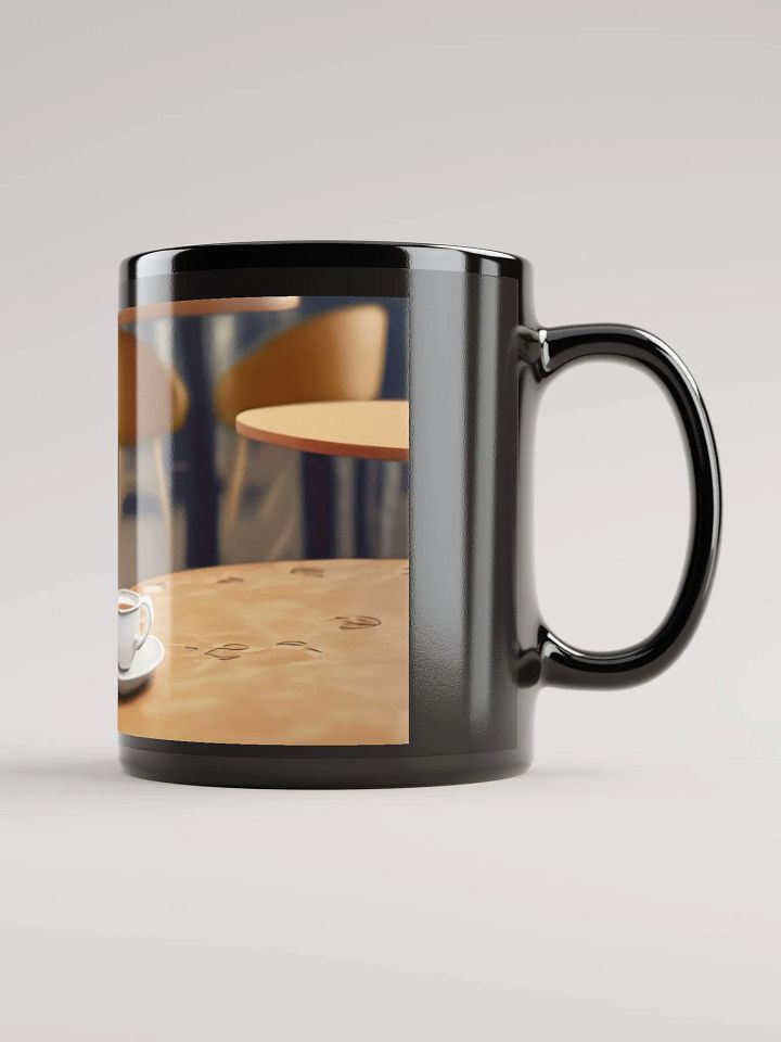 Simply Sophisticated: Black Glossy Mug with French Bulldog Silhouette product image (2)