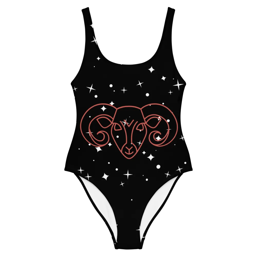 Starry Ram All-Over Swimsuit product image (2)