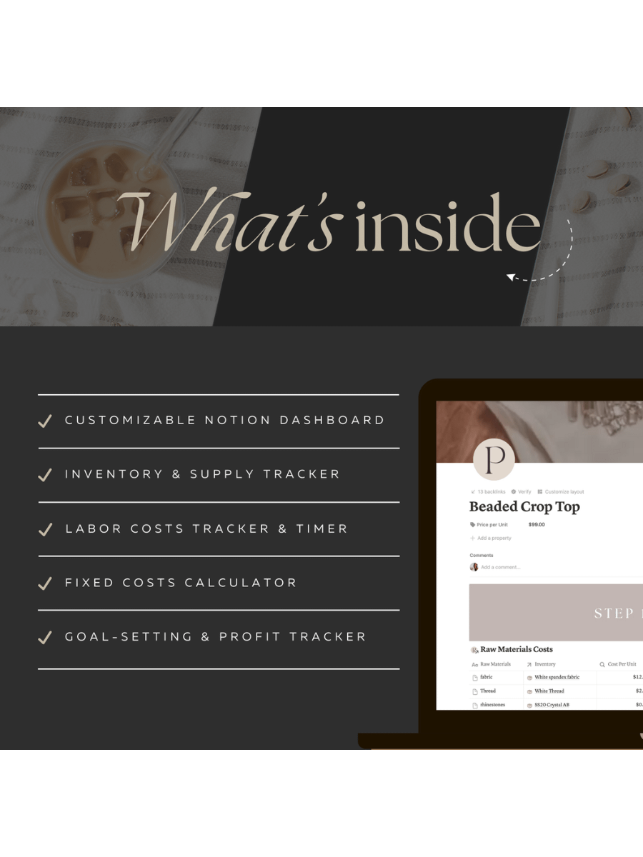 Product Pricing Calculator - Notion Template product image (7)